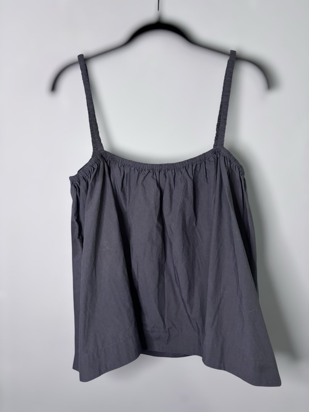 COS Charcoal Gray Poplin Cami Tank Top Small